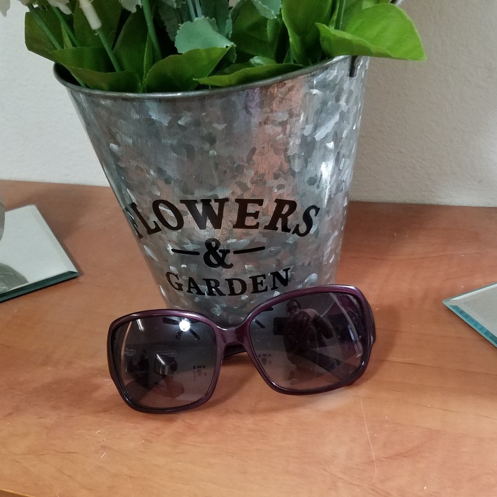COACH Purple Sunglasses